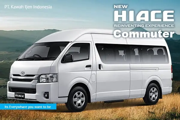 Sewa Mobil Banyuwangi Hiace Commuter Murah